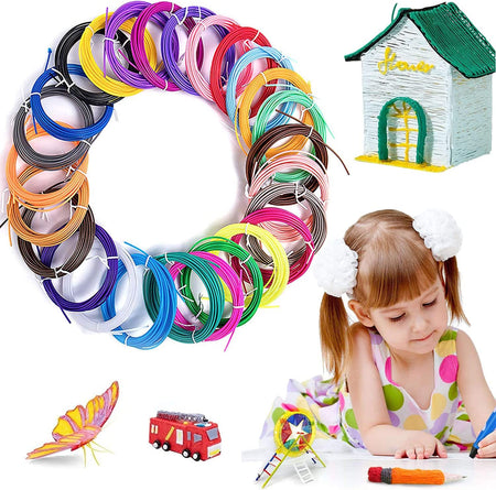 Multicolour Refill for 3D Drawing Pen – 10 Pieces