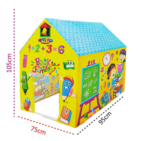 Back To School Tent House for Kids Yellow