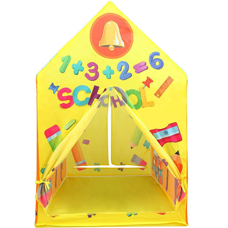 Back To School Tent House for Kids Yellow
