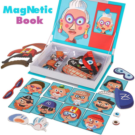 Magnetic Book Funny/Crazy Faces (Silly Faces)