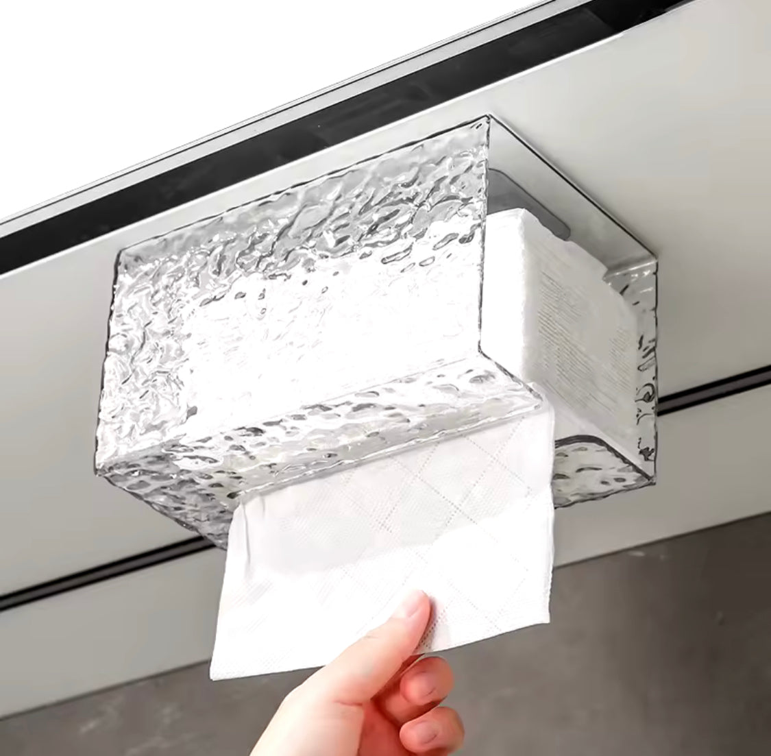Wall Mounted Transparent Tissue Box - image 2