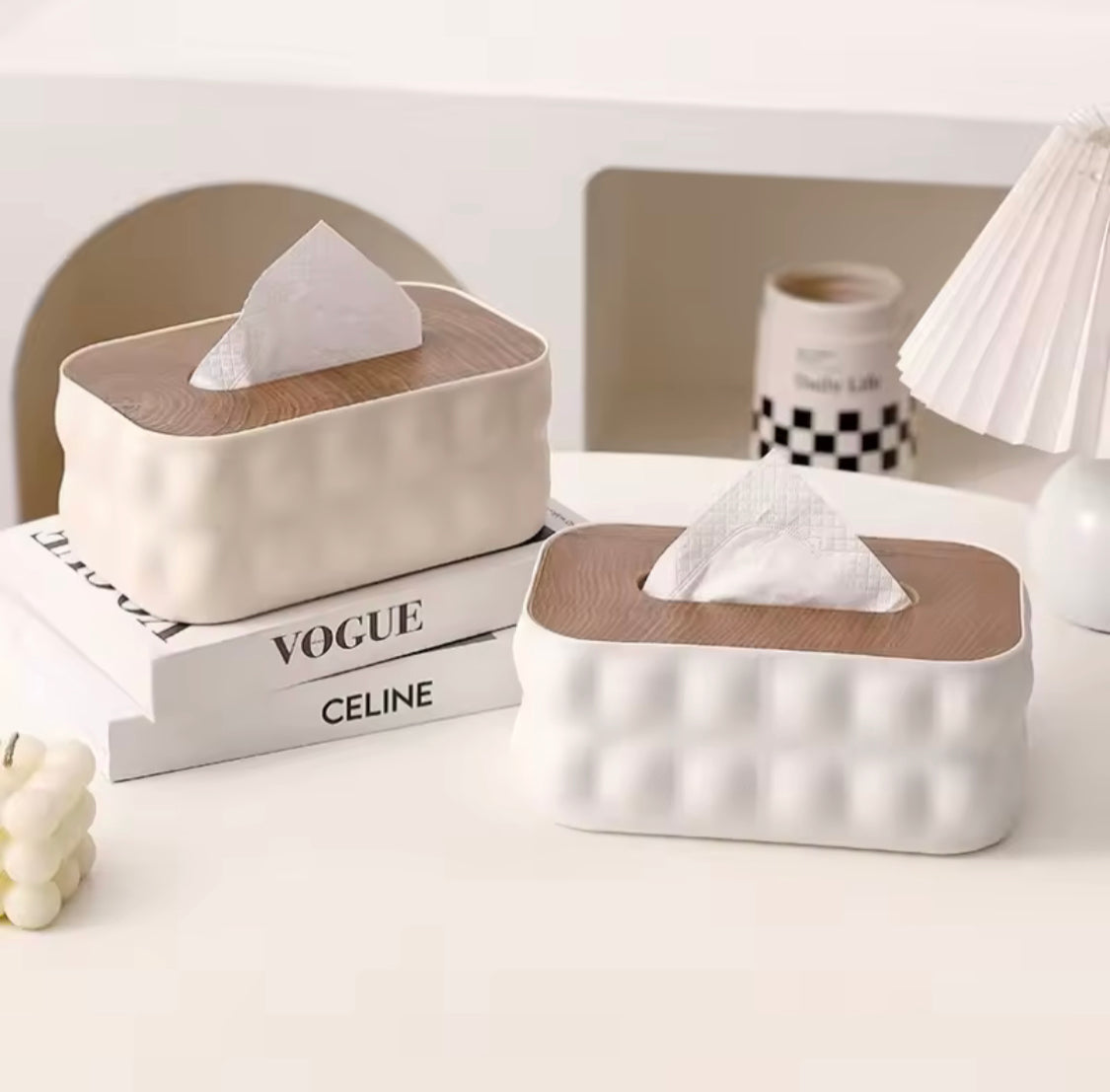 premium decorative tissue holder main image