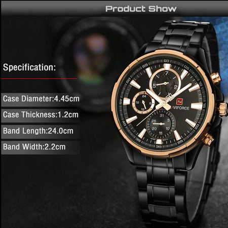 Naviforce Nf-9089 Chronograph Luxury Edition image 4