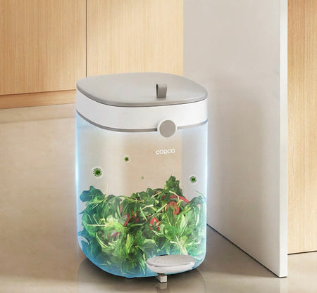 12l foot pedal trash can with lid image 5