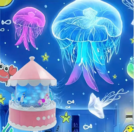 360° rotating starry sky projector image 4