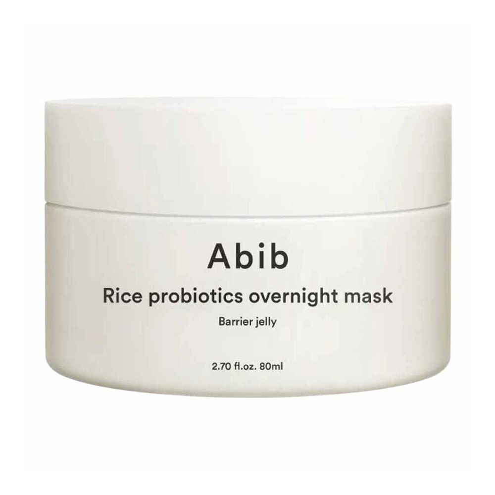 Abib Rice Probiotics Barrier Jelly Overnight Mask, Overnight Repair & Hydration Care, Rice Extract, 80ml - Image 3
