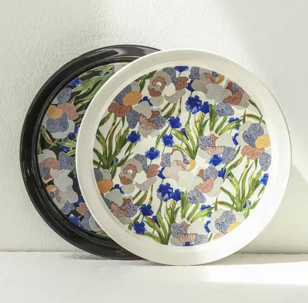 vintage painting style ceramic mug with saucer image 3
