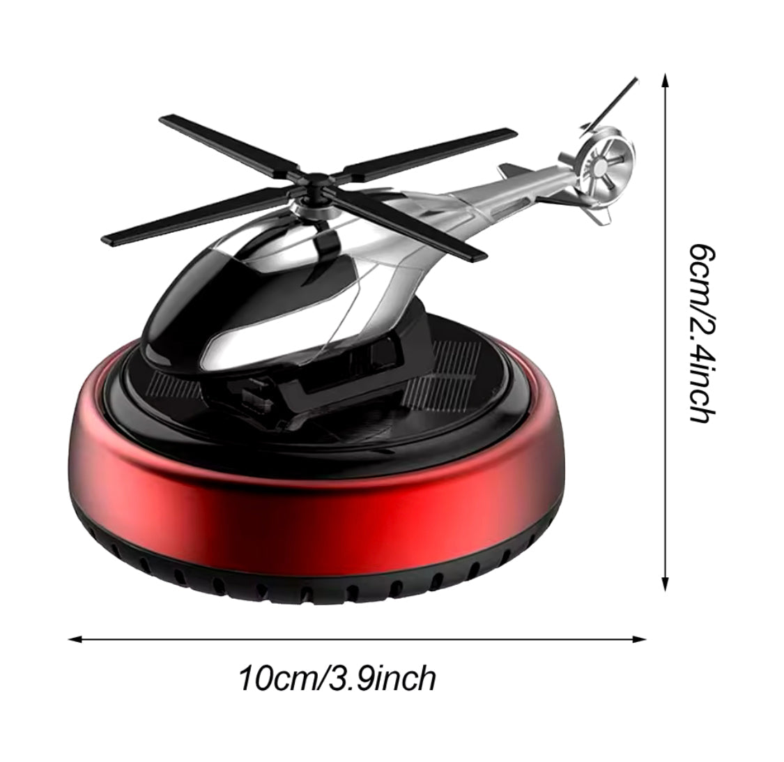 Solar Powered Car Air Freshener Helicopter - image 5