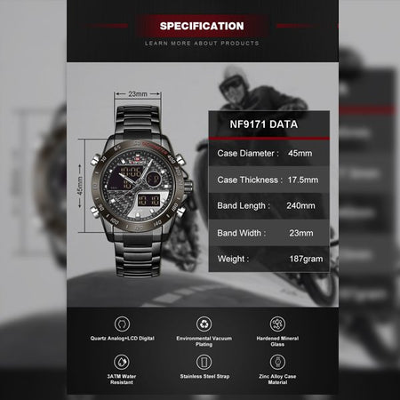 Naviforce Dual NF 9171 Time Edition image 6