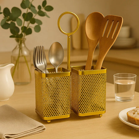 2 Grid Cutlery Holder - Image 2