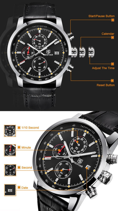Benyar BY-5102 Corporate Chronograph Edition Image 6