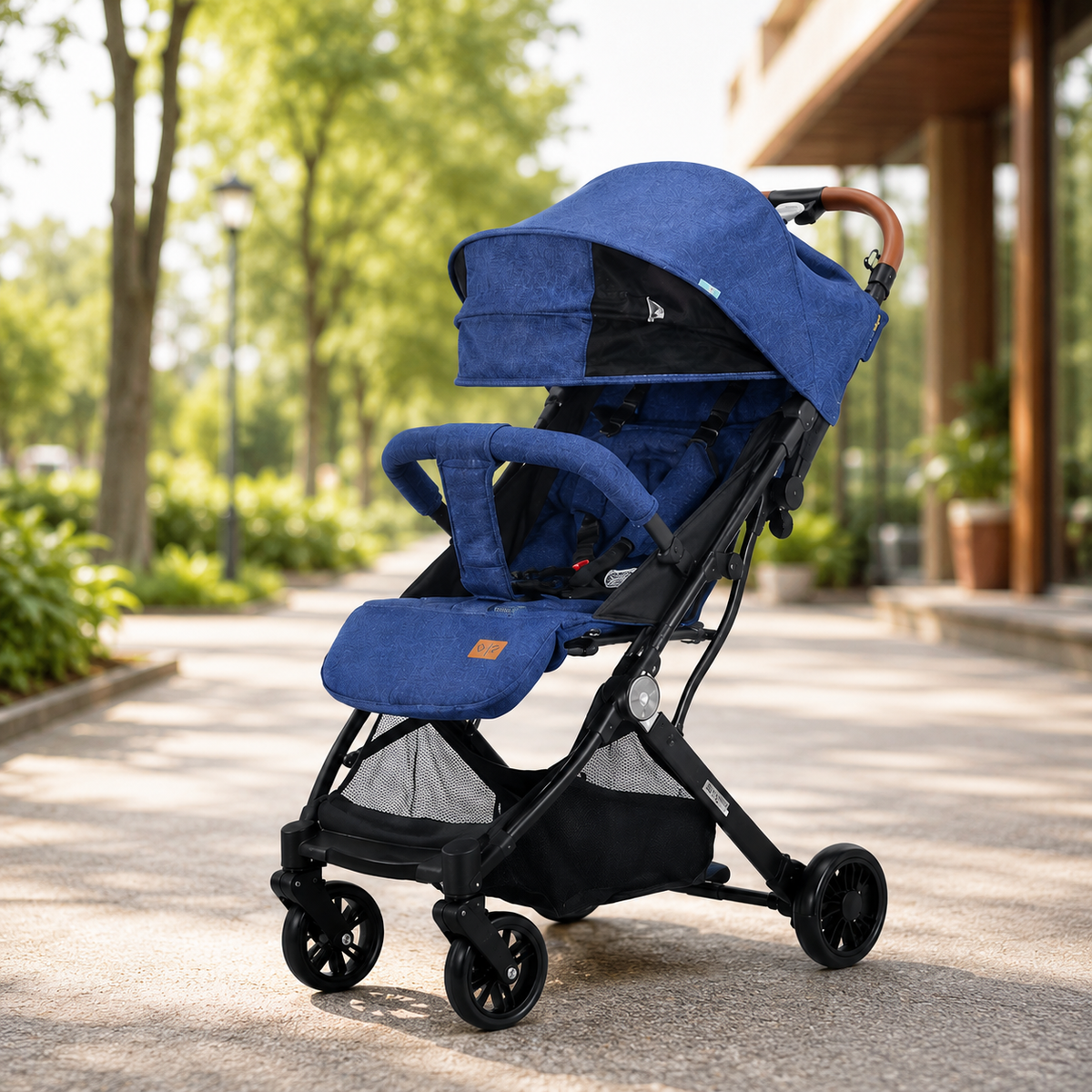Kidilo Luxury Portable Baby Stroller - Blue