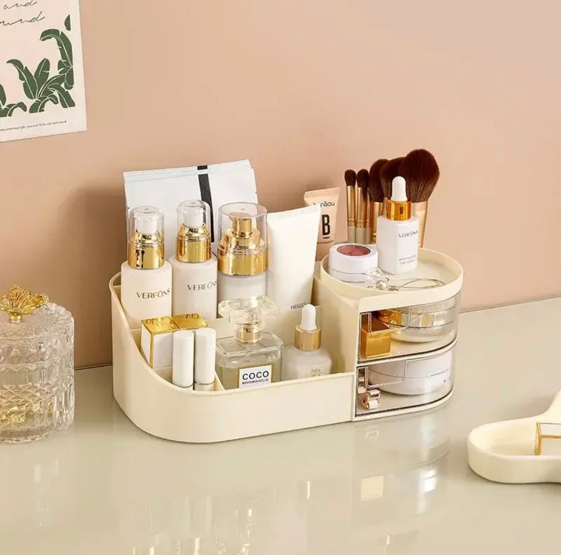 Large Capacity Makeup Drawer Organizer - image 1