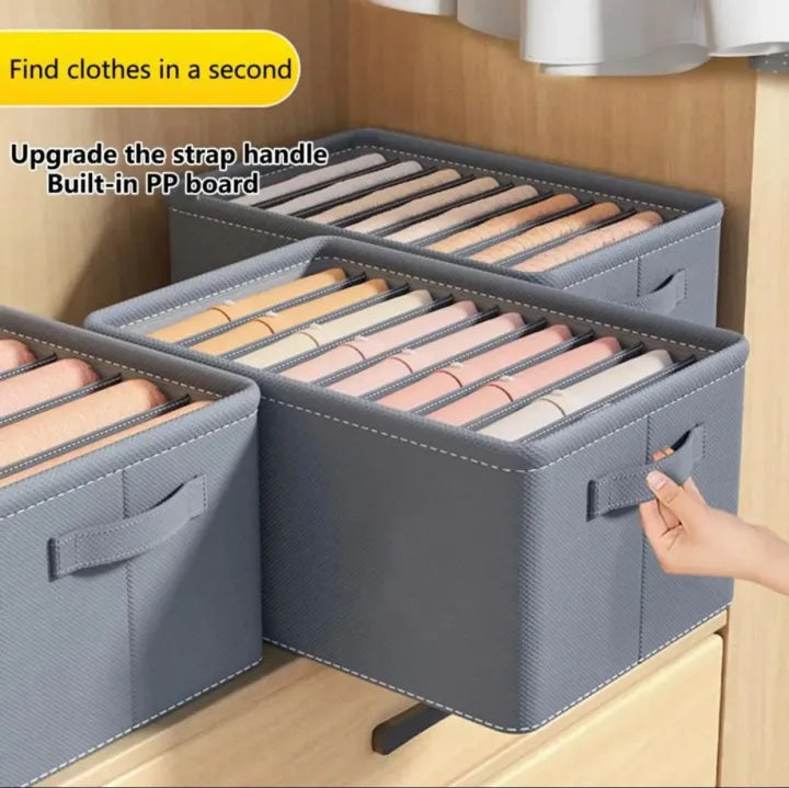 6 compartment clothes & jeans organizer image 4