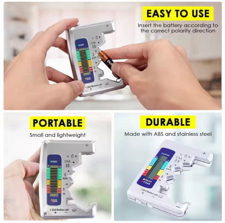 portable digital battery tester image 2
