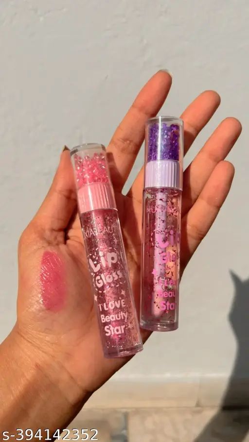 Set Of 6 Pearl Pink Magic Lip Gloss - image 2