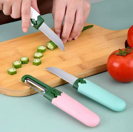 2 in 1 fruit knife and peeler image 2