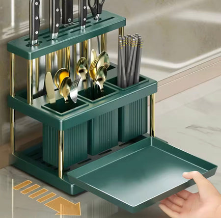 Multifunctional Cutlery Drying Rack - image 2
