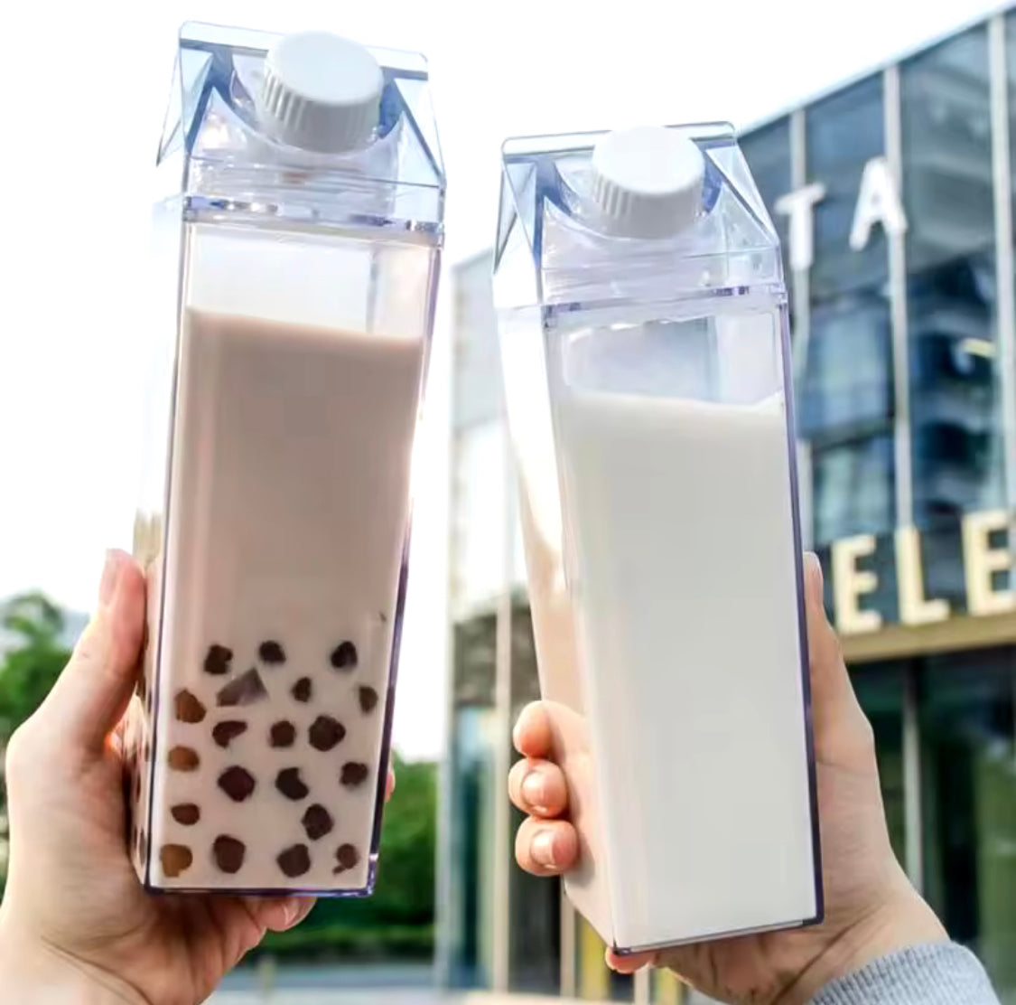 Transparent Milk Bottle - image 2