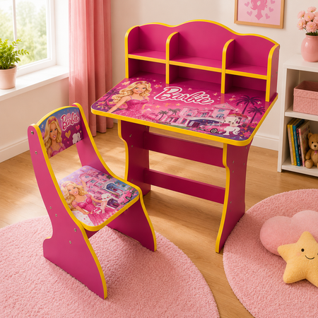 Infantes Kids Toy Story Study Desk With Chair - Barbie