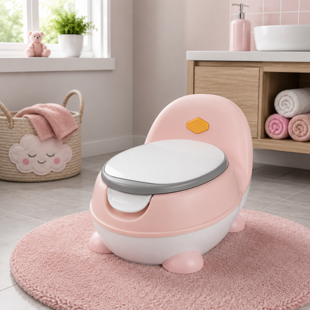 CUTE BABY POTTY TRAINING TOILET SEAT - PINK