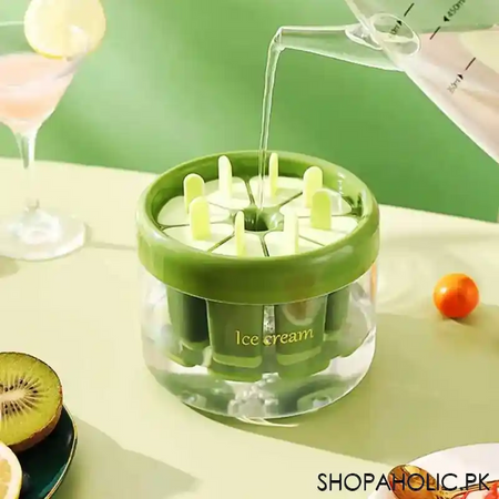 8pcs diy reusable popsicle ice cream molds image2