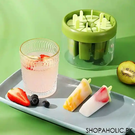 8pcs diy reusable popsicle ice cream molds image5