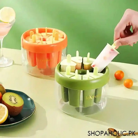 8pcs diy reusable popsicle ice cream molds main image