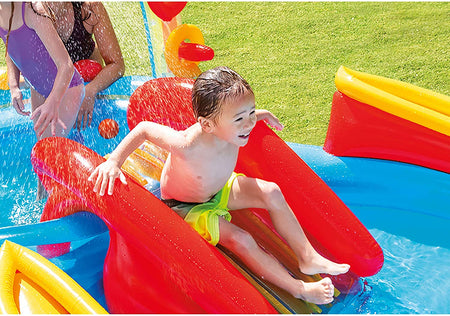 INTEX Rainbow Ring Play Center ( 9ft 9in L x 6ft 4in W x 4ft 5in H ) - 57453