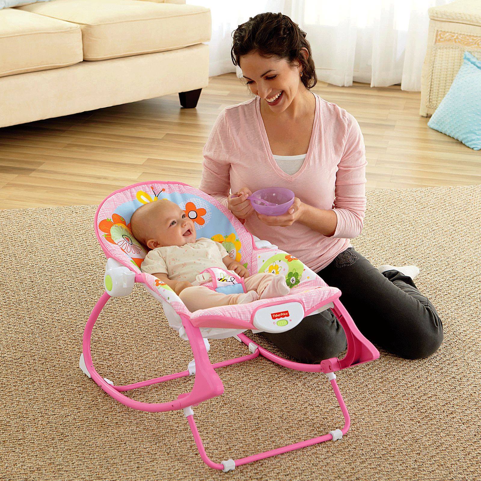 Infant To Toddler Rocker (Rocker and Chair) Pink