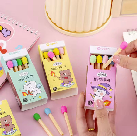 matchstick creative eraser set image 2