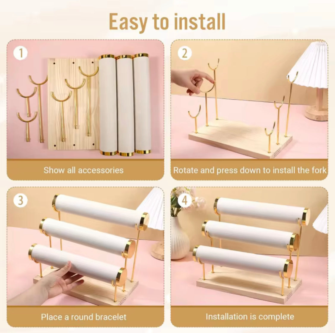 detachable bracelet and bangle organizer image 5