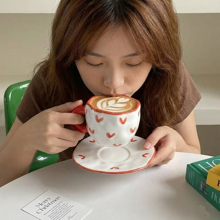 heritage ceramic cup with saucer image 5