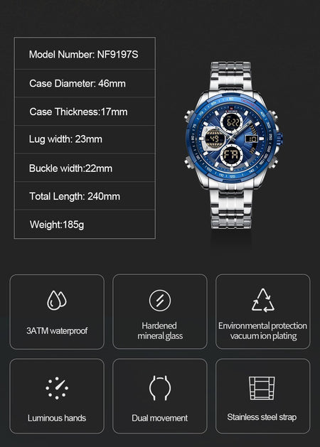 Naviforce 9197 Dual Time Exclusive Edition image 13