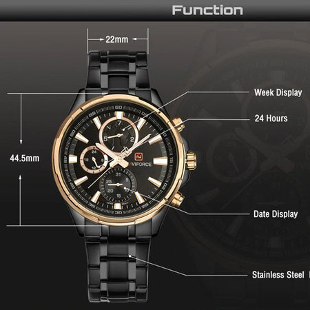 Naviforce Nf-9089 Chronograph Luxury Edition image 3