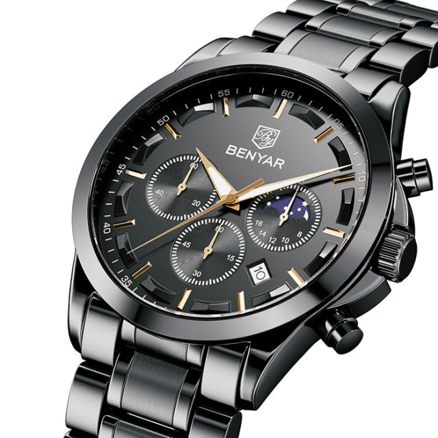 Benyar BY-5160 Moonphase Chronograph Watch main image