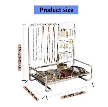 Elegant Metal Jewelry Stand - Image 5