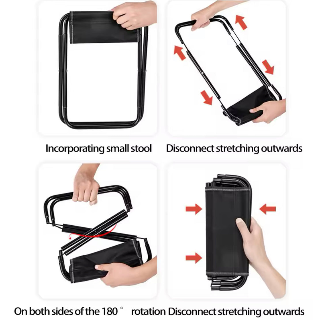 Ultra Lightweight Compact Folding Stool - image 2
