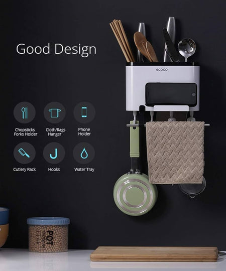 wall mounted cutlery holder image 6