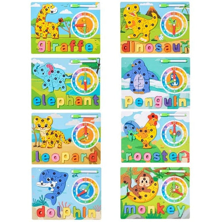 Wooden Toddler Animal Puzzles - image 6
