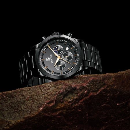 Benyar BY-5160 Moonphase Chronograph Watch Image 2