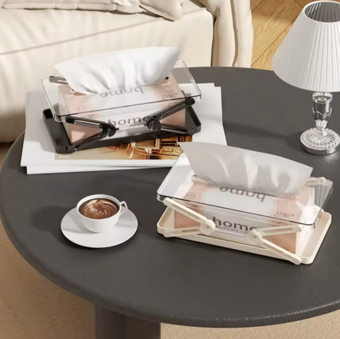 extendable tissue storage box main image