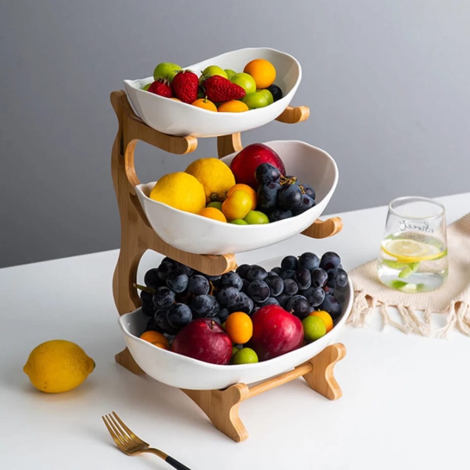 Three Layer European Style Fruit Tray - image 1