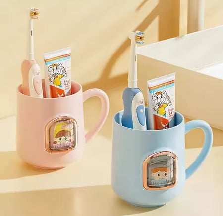 set of 2 portable children toothbrush cup image 5