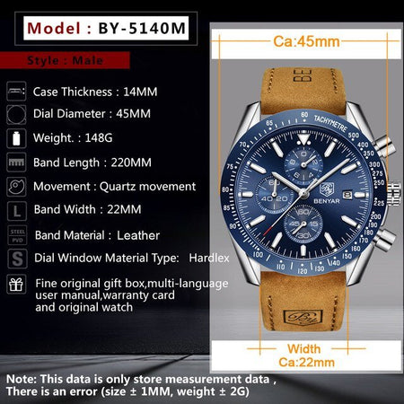 Benyar BY-5140 Grand Master Chronograph Edition image 3