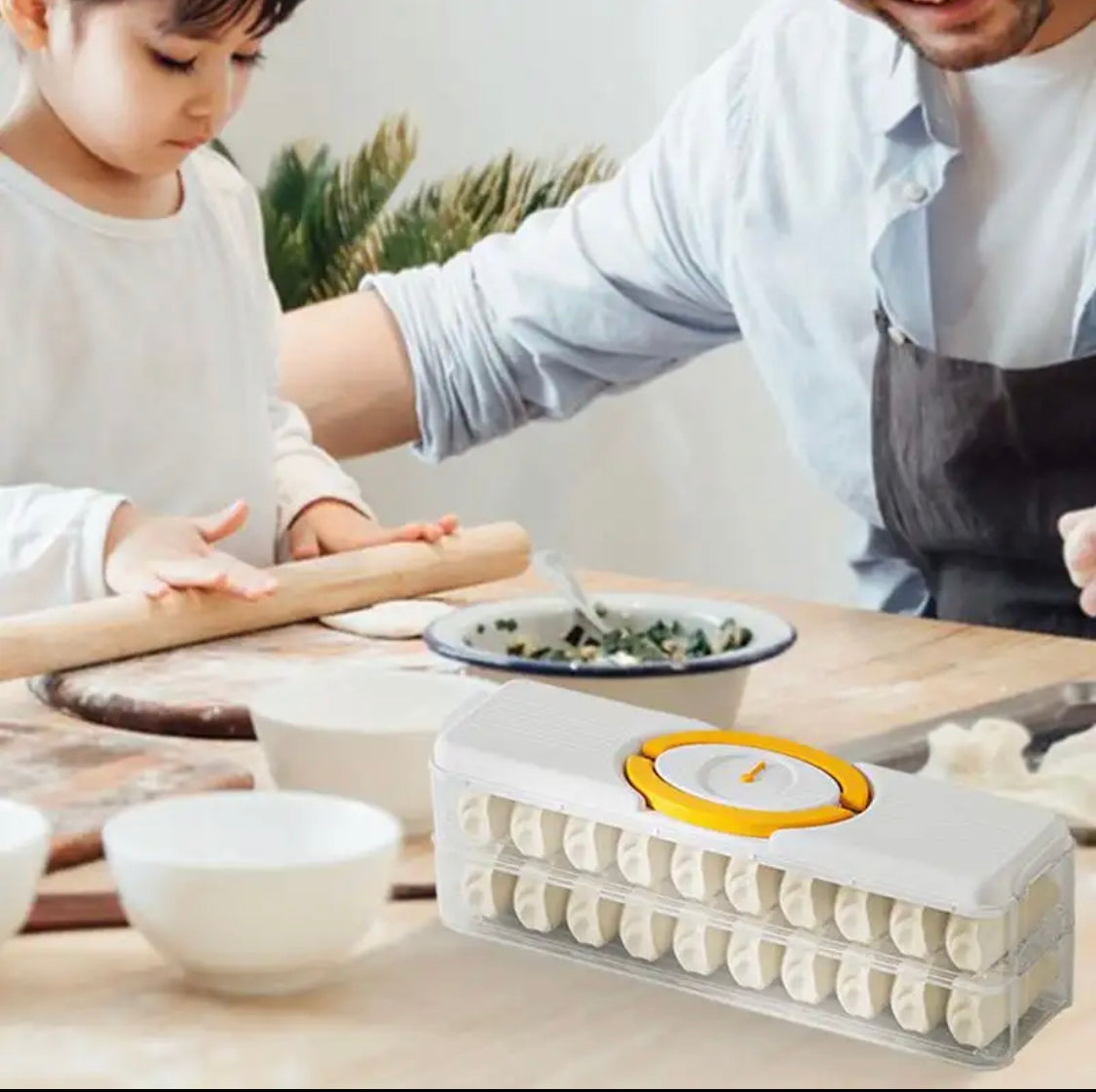 Two Layer Dumpling Storage Box - image 1