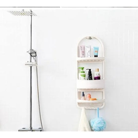 3-Layer Bathroom Shampoo and Shower Caddy Rack – Space-Saving Organizer (Random Color) image 4
