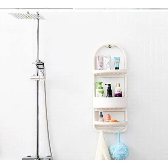 3-Layer Bathroom Shampoo and Shower Caddy Rack – Space-Saving Organizer (Random Color) image 4