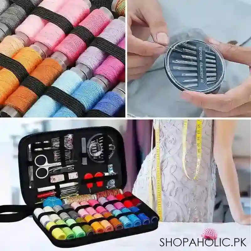 98 pcs household sewing kit image4