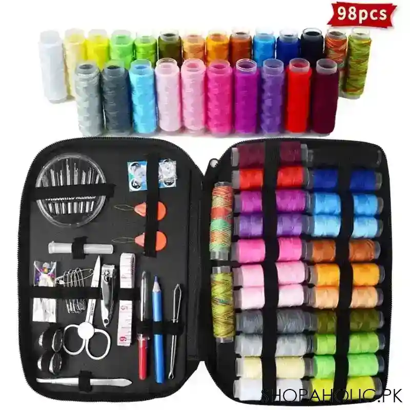 98 pcs household sewing kit main image